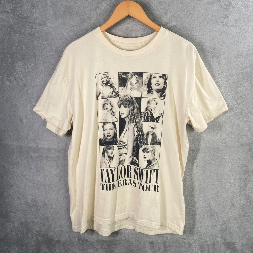 The Eras Tour Black‎ White Photo Collage T Shirt Medium Swifty Streetwear